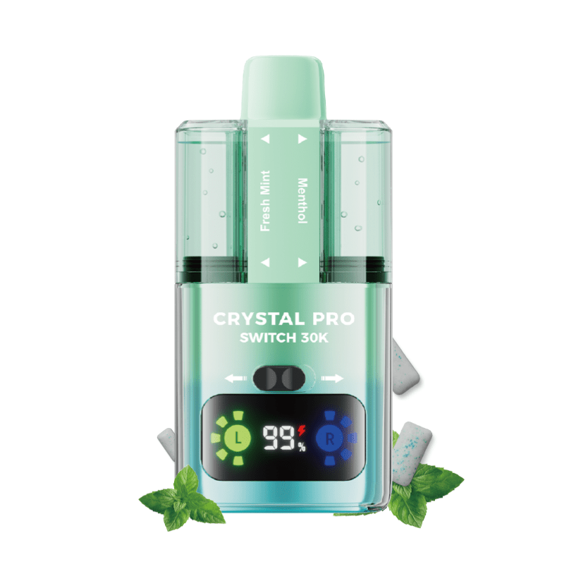 Buy Crystal Pro Switch 30k Vape Kit Box of 5 - Fresh Mint / Menthol