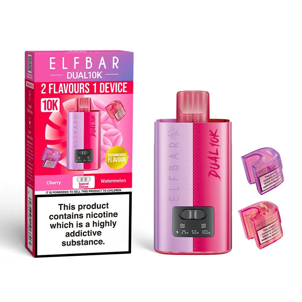 Buy Elf Bar Dual 10K Prefilled Pod Vape 2 in 1 (Pack of 5) - Special Edition