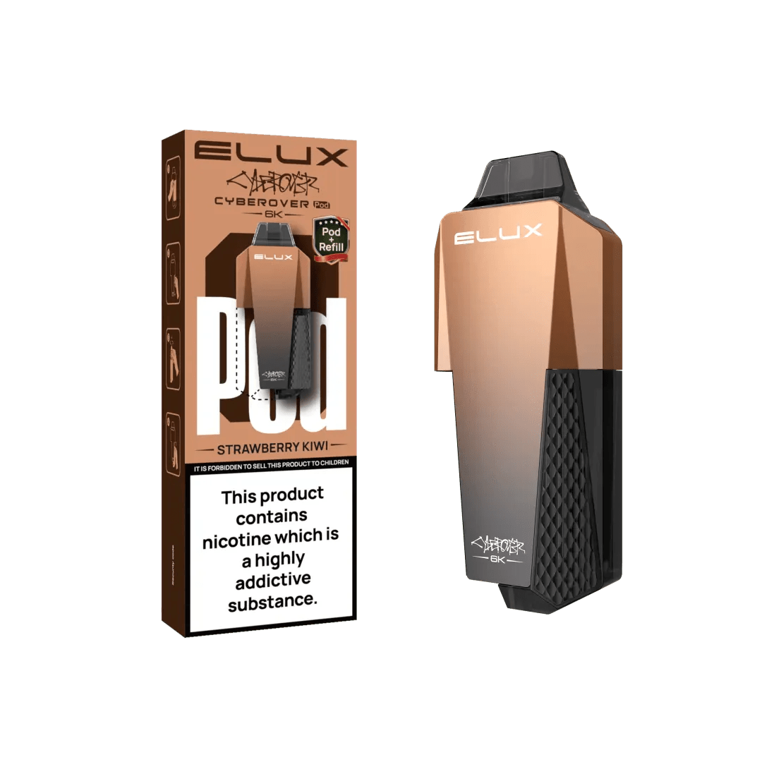 Buy Elux Cyberover 6K Replacement Pods Pack of 5 - Strawberry Kiwi