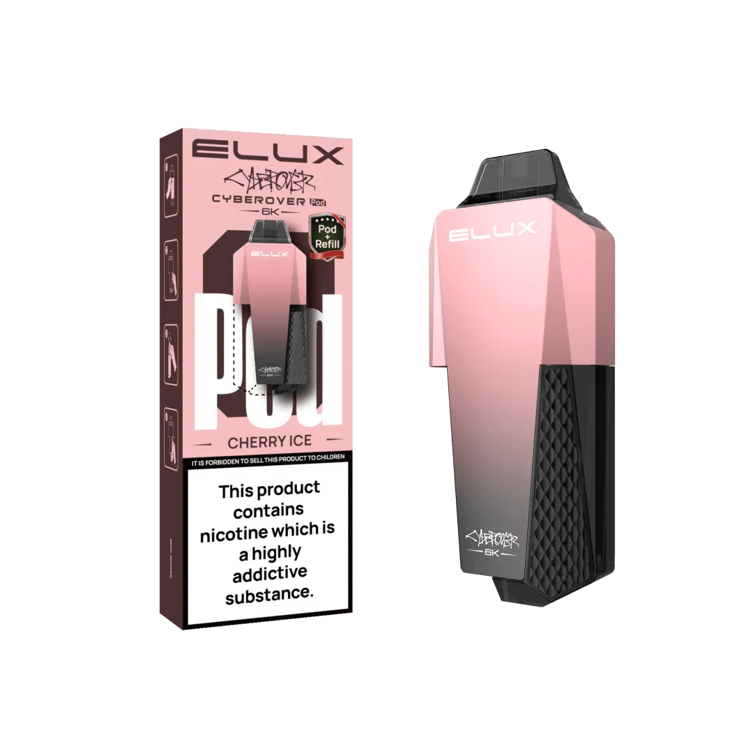 Buy Elux Cyberover 6K Replacement Pods Pack of 5 - Cherry Ice