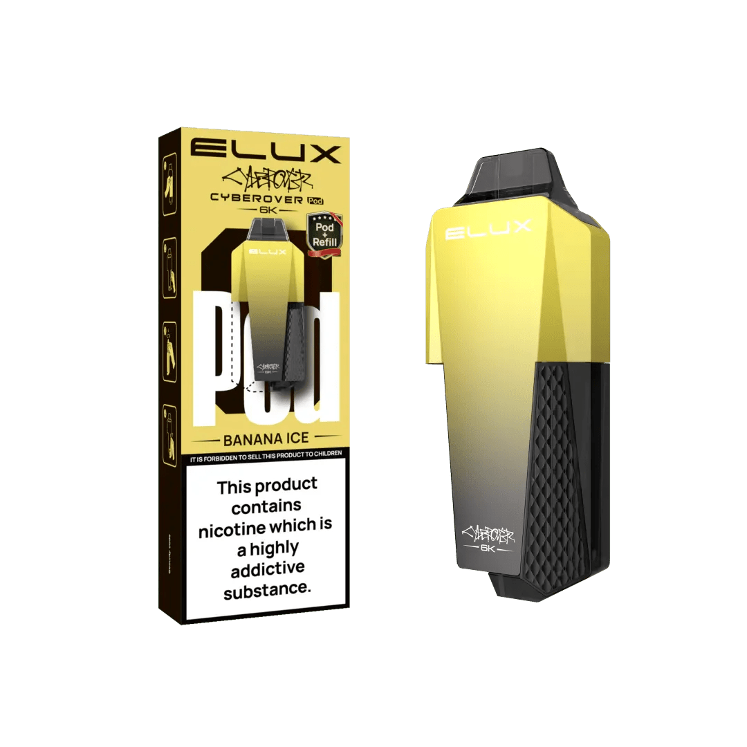 Buy Elux Cyberover 6K Replacement Pods Pack of 5 - Banana Ice