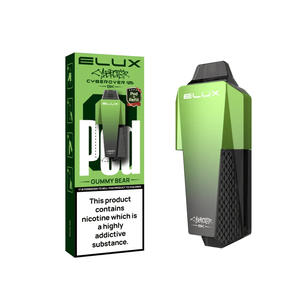 Buy Elux Cyberover 6K Replacement Pods Pack of 5 - Gummy Bear