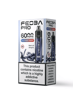 Buy Feoba Pro 6000 Prefilled Vape Box of 5 - Blue Razz Cherry