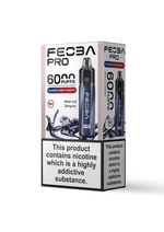 Buy Feoba Pro 6000 Prefilled Vape Box of 5 - Blueberry Cherry Cranberry
