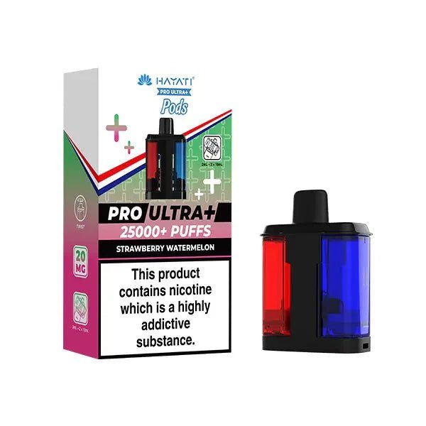 Buy Hayati Pro Ultra Plus 25000 Replacement Pods Pack of 5 - Strawberry Watermelon