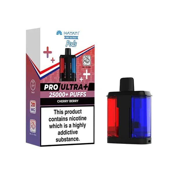 Buy Hayati Pro Ultra Plus 25000 Replacement Pods Pack of 5 - Cherry Berry