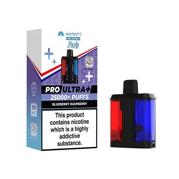 Buy Hayati Pro Ultra Plus 25000 Replacement Pods Pack of 5 - Blueberry Raspberry