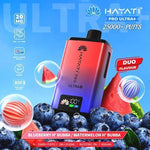 Buy Hayati Pro Ultra Plus 25k Prefilled Pod System Vape Kit Box of 5 - Blueberry Hubba Bubba / Watermelon Hubba Bubba