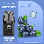 Buy Hayati Remix 2400 Puffs Replacement Pods - Blue Razz Ice Pop