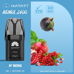 Buy Hayati Remix 2400 Puffs Replacement Pods - H'Berg
