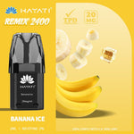 Buy Hayati Remix 2400 Puffs Replacement Pods - Banana Ice
