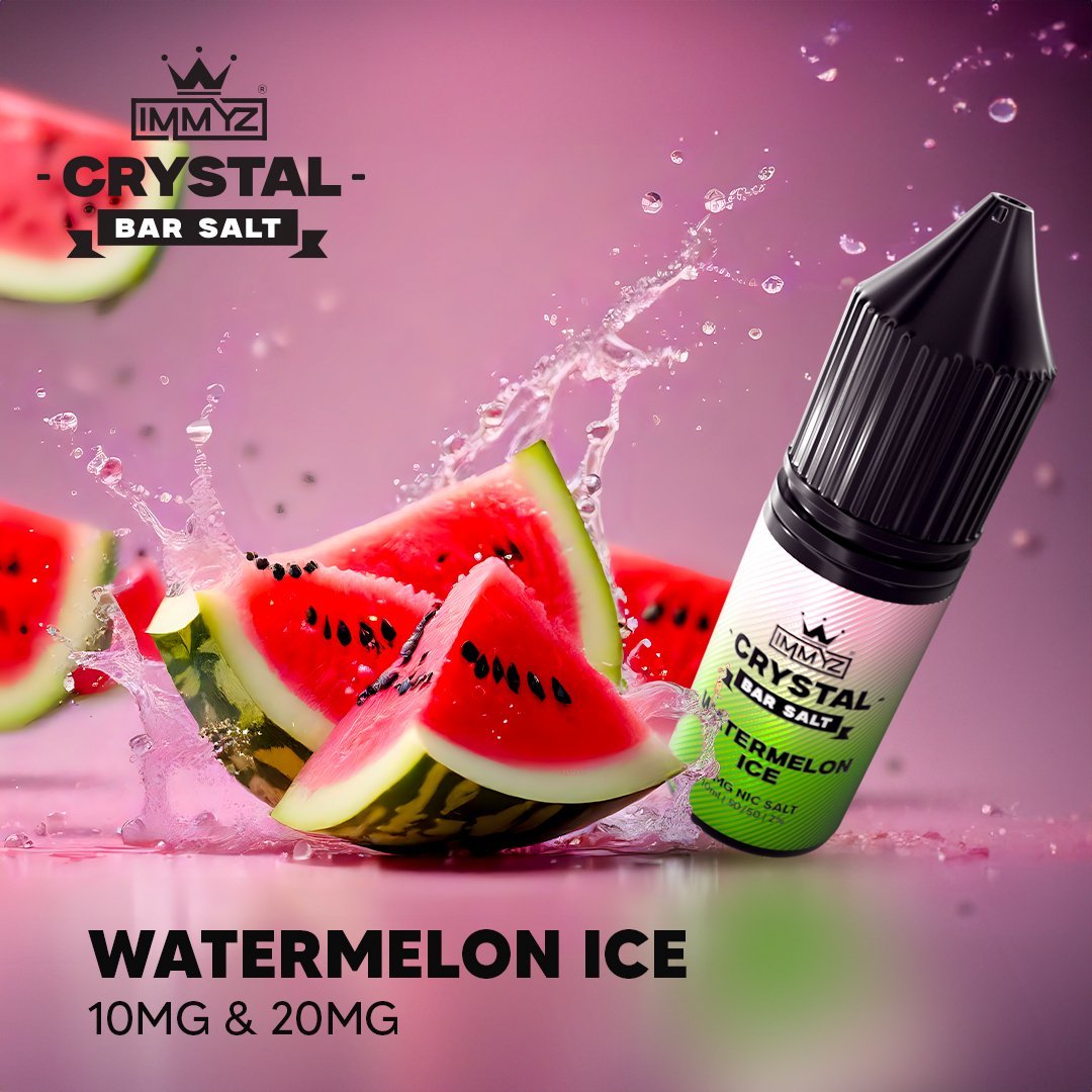 Buy IMMYZ Crystal Bar Nic Salt 10ml E - liquid Pack of 10 - Fresh Mint