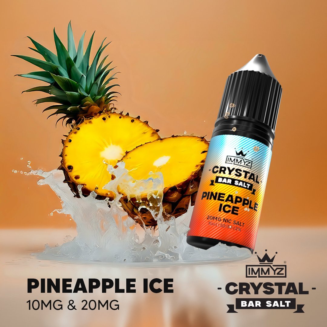 Buy IMMYZ Crystal Bar Nic Salt 10ml E - liquid Pack of 10 - Fresh Mint