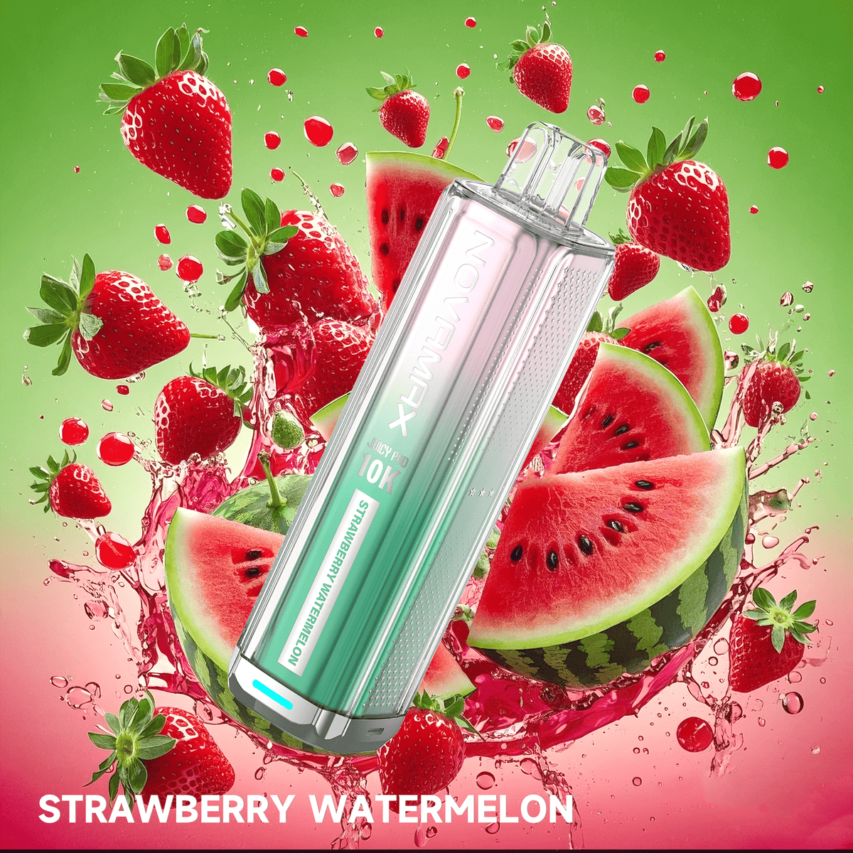 Buy Juicy Pod NovaMax 10k Vape Pod Kit - 5 Pack - Strawberry Watermelon