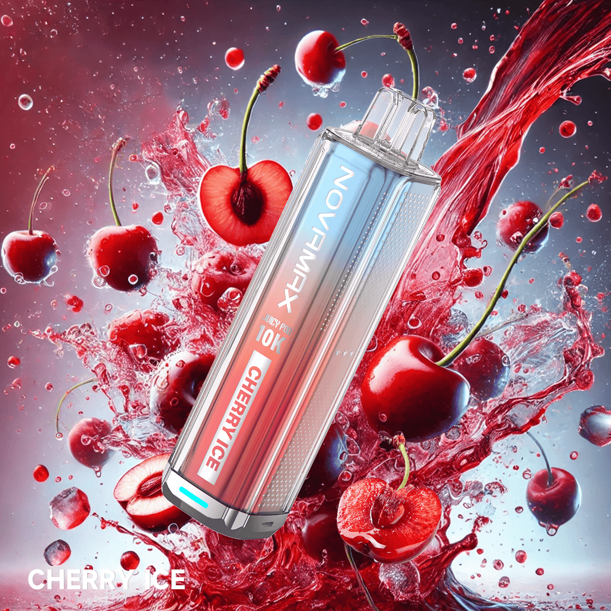 Buy Juicy Pod NovaMax 10k Vape Pod Kit - 5 Pack - Cheery Ice