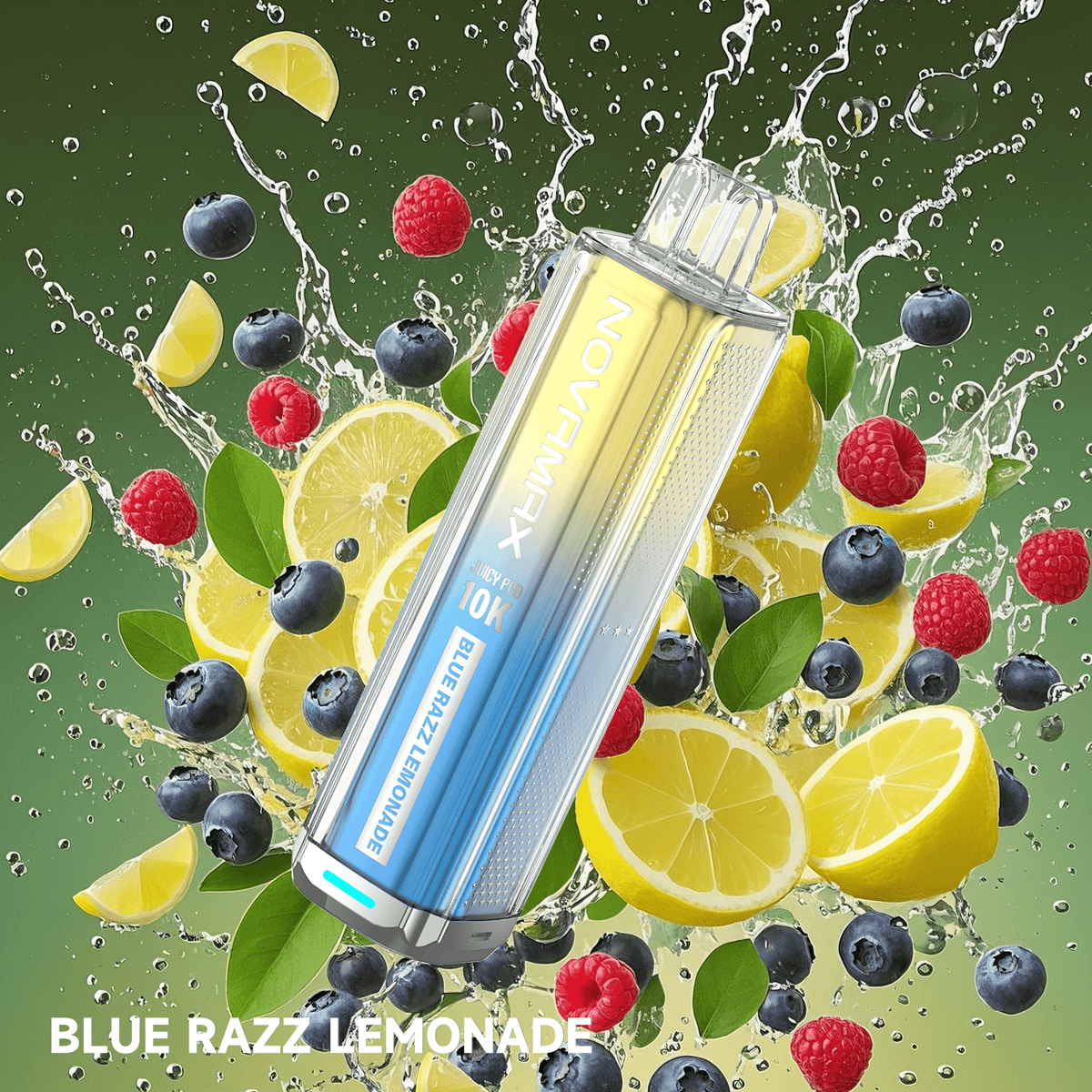 Buy Juicy Pod NovaMax 10k Vape Pod Kit - 5 Pack - Blue Razz Lemonade