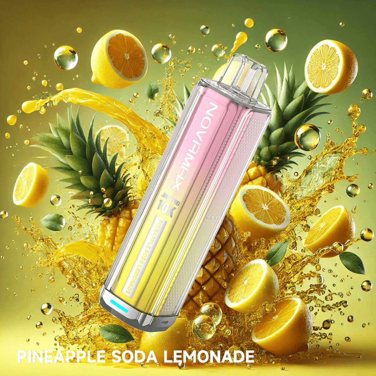 Buy Juicy Pod NovaMax 10k Vape Pod Kit - 5 Pack - Pineapple soda Lemonade