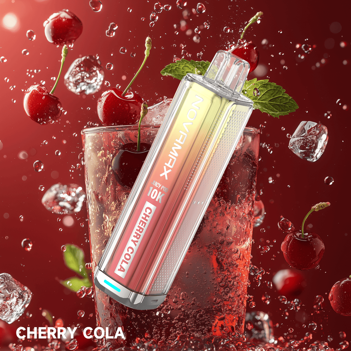 Buy Juicy Pod NovaMax 10k Vape Pod Kit - 5 Pack - Cherry Cola