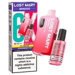 Buy Lost Mary BM6000 Prefilled Disposable Vape Kit Box of 5 - Strawberry Ice