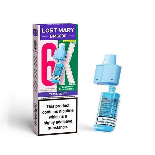 Buy Lost Mary BM6000 Prefilled Pods Pack of 5 - Triple Berry