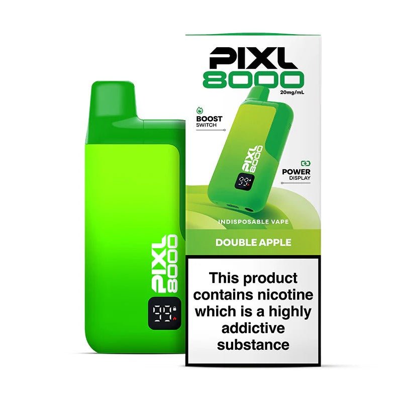 Buy PIXL 8000 Prefilled Pod Vape Kit pack of 5 - Double Apple