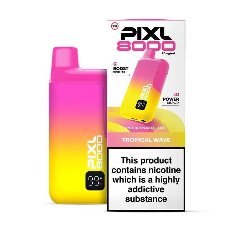 Buy PIXL 8000 Prefilled Pod Vape Kit pack of 5 - Tropical Wave