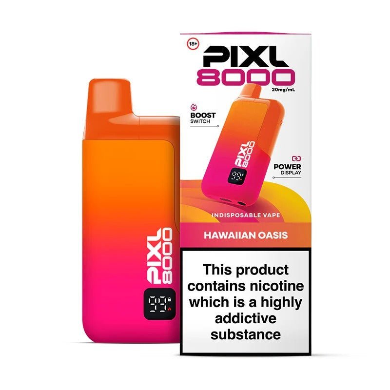 Buy PIXL 8000 Prefilled Pod Vape Kit pack of 5 - Hawaiian Oasis