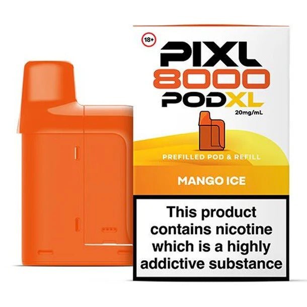 Buy PIXL 8000 Replacement Pods Pack of 5 - Mango Ice
