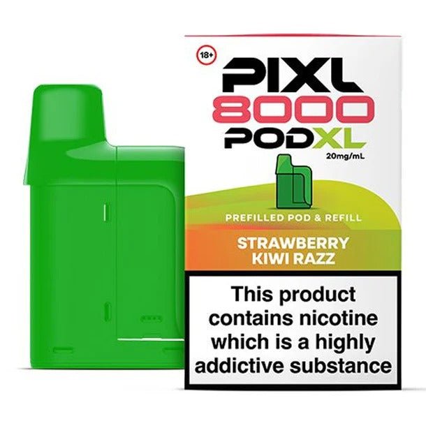 Buy PIXL 8000 Replacement Pods Pack of 5 - Strawberry Kiwi Razz