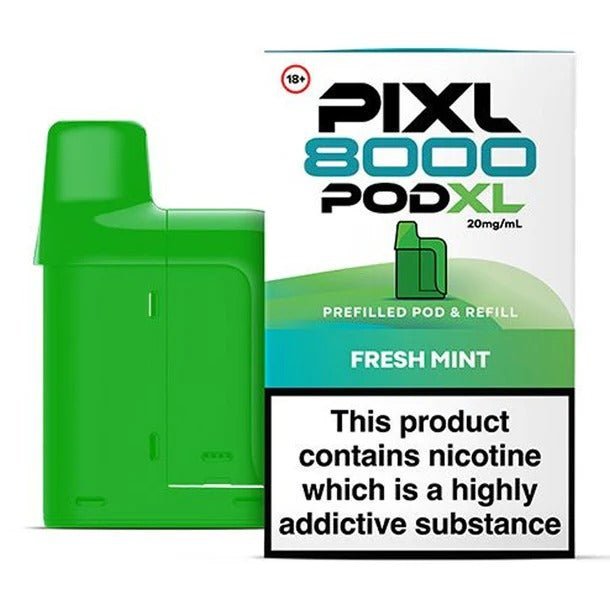 Buy PIXL 8000 Replacement Pods Pack of 5 - Fresh Mint