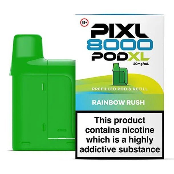 Buy PIXL 8000 Replacement Pods Pack of 5 - Rainbow Rush