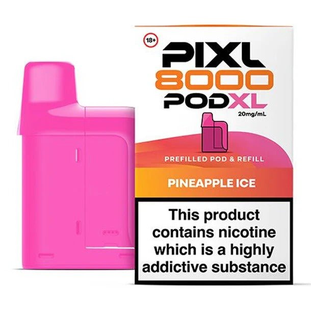 Buy PIXL 8000 Replacement Pods Pack of 5 - Pineapple Ice
