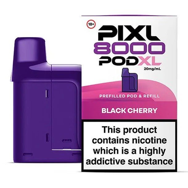 Buy PIXL 8000 Replacement Pods Pack of 5 - Black Cherry