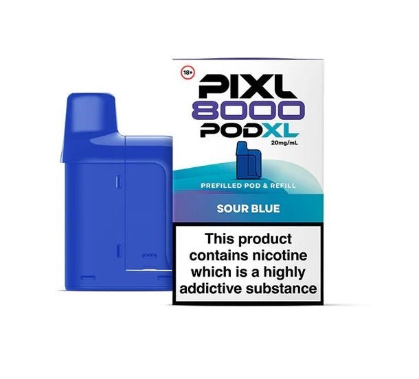 Buy PIXL 8000 Replacement Pods Pack of 5 - Sour Blue