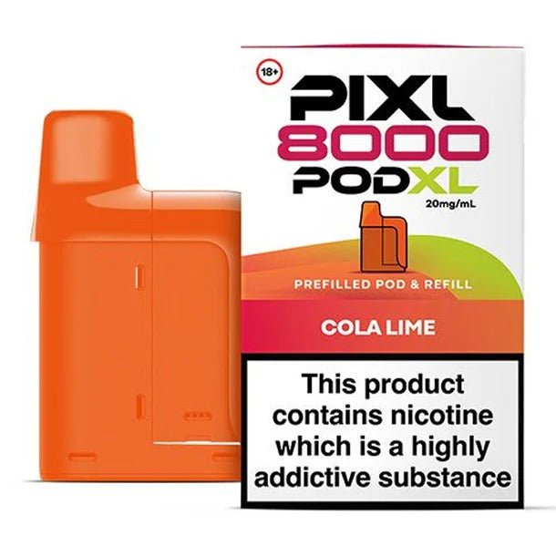 Buy PIXL 8000 Replacement Pods Pack of 5 - Cola Lime