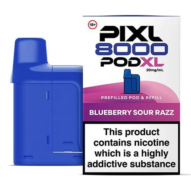 Buy PIXL 8000 Replacement Pods Pack of 5 - Blueberry Sour Razz