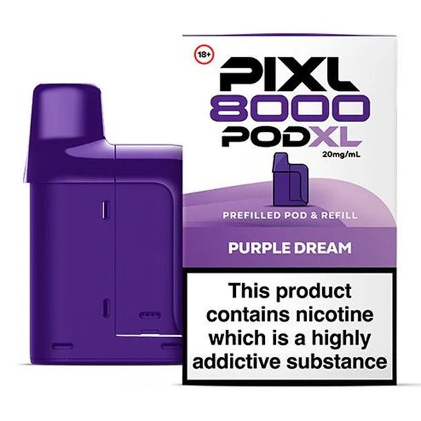 Buy PIXL 8000 Replacement Pods Pack of 5 - Purple Dream
