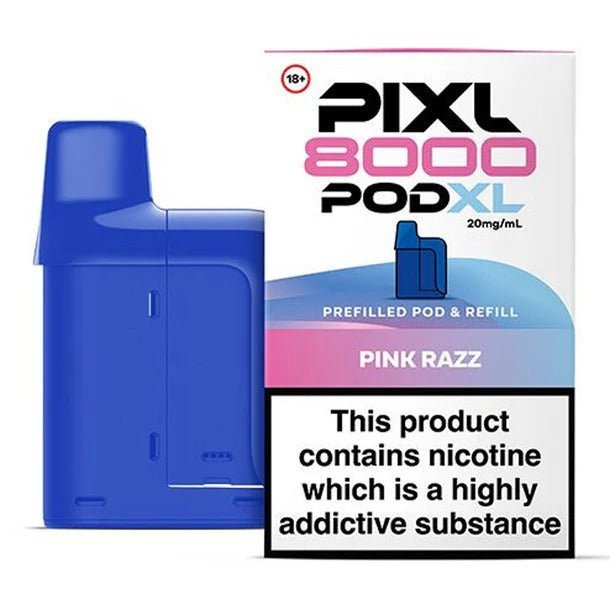Buy PIXL 8000 Replacement Pods Pack of 5 - Pink Razz