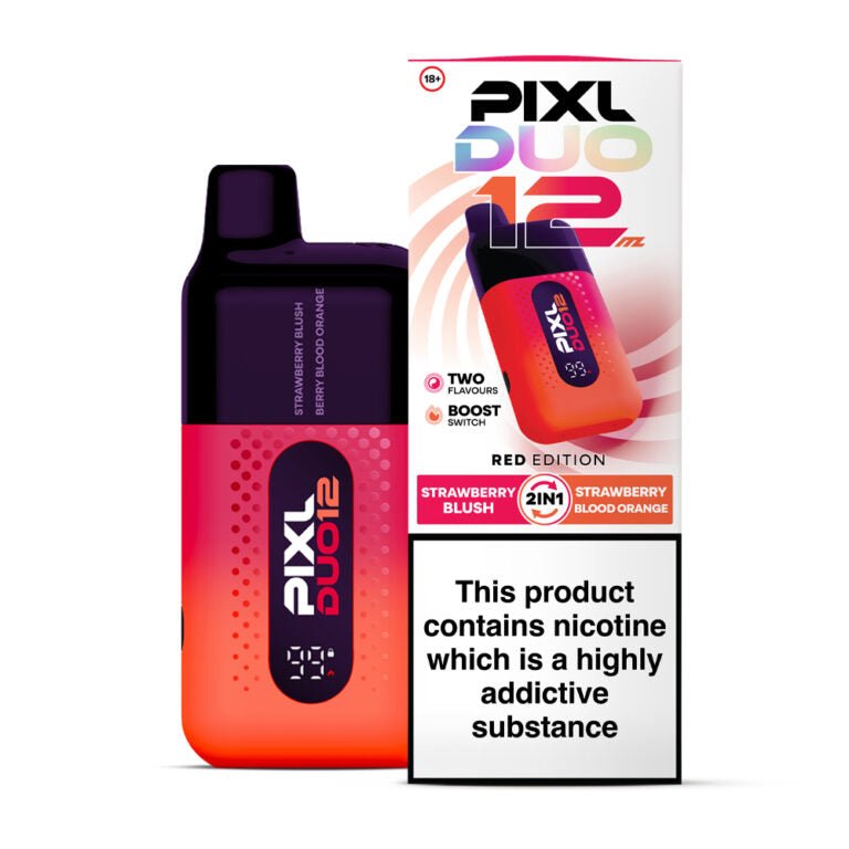 Buy Pixl Duo 12000 Disposable Vape Box of 5 - Red Edition