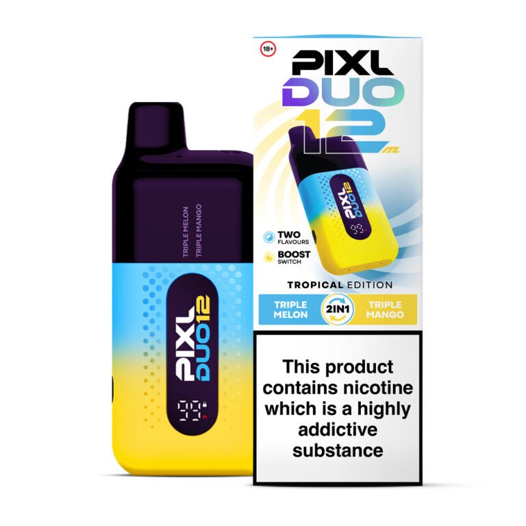 Buy Pixl Duo 12000 Disposable Vape Box of 5 - Tropical Edition