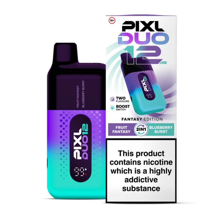 Buy Pixl Duo 12000 Disposable Vape Box of 5 - Fantasy Edition