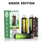 Buy Pyne Pod Click 50k Prefilled Pod Vape Kit Box of 5 - Green Edition