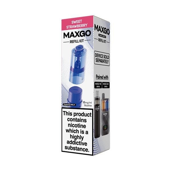 Buy Relx Maxgo 33k & 12k Replacement Pods Pack of 5 - Sweet Strawberry