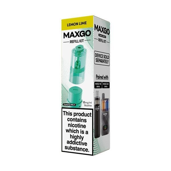 Buy Relx Maxgo 33k & 12k Replacement Pods Pack of 5 - Lemon Lime
