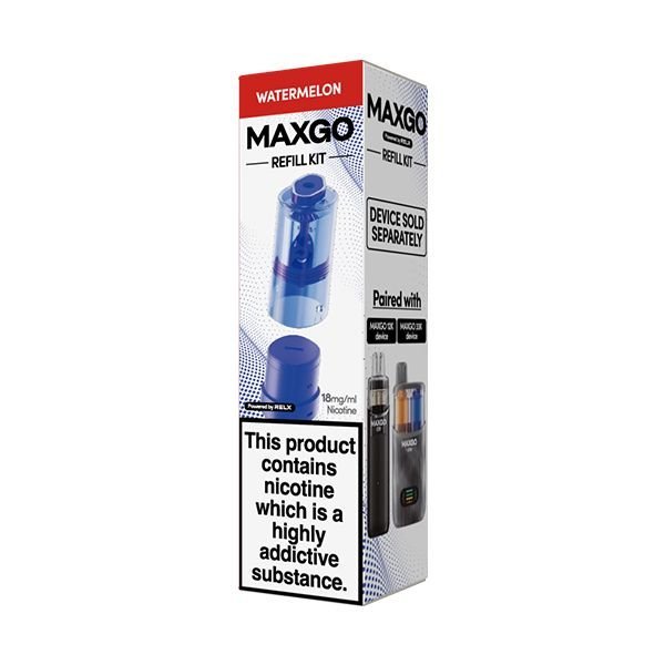 Buy Relx Maxgo 33k & 12k Replacement Pods Pack of 5 - Watermelon
