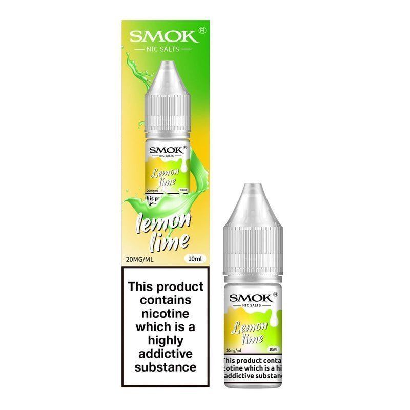 Buy Smok Nic Salts 10ml E - liquids - Box of 10 - Lemon Lime