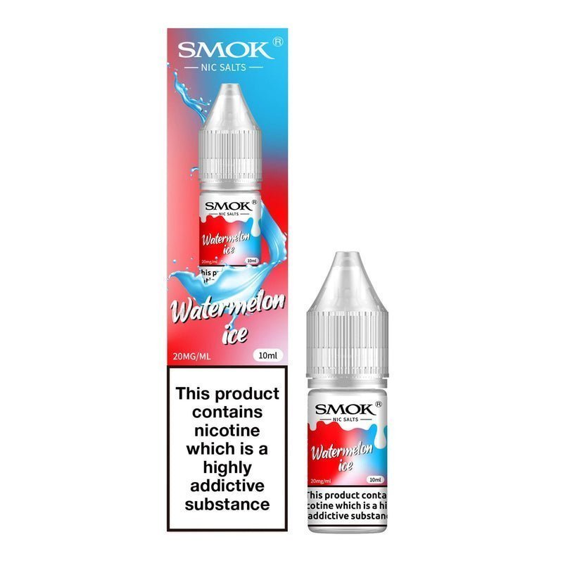 Buy Smok Nic Salts 10ml E - liquids - Box of 10 - Watermelon Ice