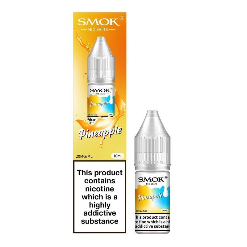 Buy Smok Nic Salts 10ml E - liquids - Box of 10 - Pineapple