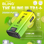 Buy The Bling Ultra Plus 30k Prefilled Vape Pod Kit Box of 5 - Lemon Lime