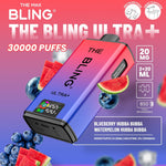 Buy The Bling Ultra Plus 30k Prefilled Vape Pod Kit Box of 5 - Blueberry Hubba Bubba/Watermelon Hubba Bubba